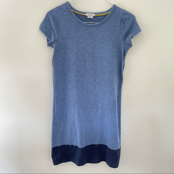 ⭐️LAST CHANCE⭐️ BODEN Slub Knit T-shirt Dress Blue/Navy - Picture 2 of 7